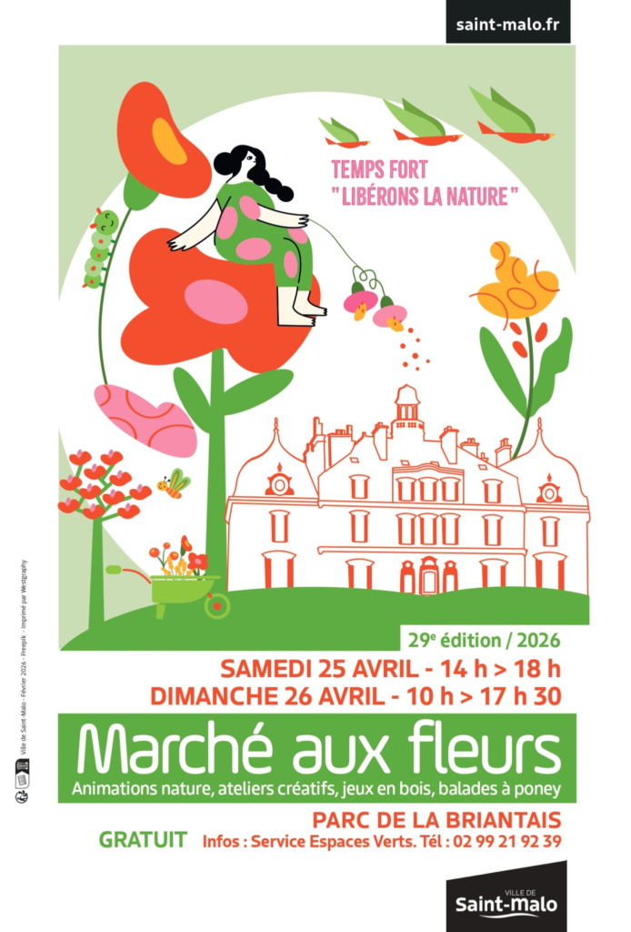 25 26 avril marchés au fleurs de st malo
